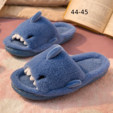 Cápás papucs - kék 44-45 férfi papucs