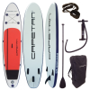 Capetan® - 140Kg - Speedy Plus 320 x 76 x 15cm SUP board szett lábpánttal, kajak ülés fogadófülekkel
