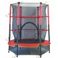 Capetan Capetan® Kiddy Jump 140cm trambulin védőhálóval és alsó biztonsági védőszoknyával trambulin szett