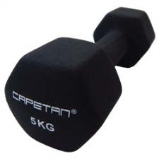 Capetan® Professional Line 2x5Kg Neoprene bevonatú egykezes acél súlyzó pár kézisúlyzó