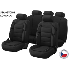 Cappa Perfetto YL SSangYong Korando, fekete ülésbetét, üléshuzat