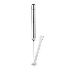 . Cappuccino tejhabosító, inox, elemes, 23cm tejhabosító