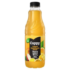 CAPPY Gyümölcslé, 50%, 1 l, CAPPY "VitC", trópusi gyümölcsnektár üdítő, ásványviz, gyümölcslé