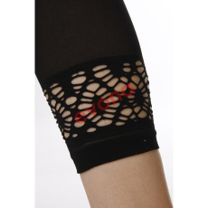  CAPRI 60 DEN fekete csipkés szárú leggings, m:164-108(3) Evona