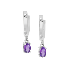Capri One&Only Ametiszt 14kt 925 Ezüst 0.81ct Fülbevaló fülbevaló