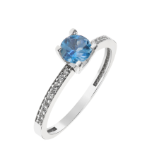 Capri One&Only London Blue Topáz 14kt 0.55ct Eljegyzési gyűrű gyűrű