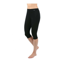 Capri Pamut leggings - 3/4 capri - fekete L női nadrág