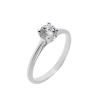  Capri Simple Perfect Fehér Zafír 14kt 0.25ct Eljegyzési gyűrű