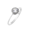  Capri Soho Fehér Zafír 14kt 0.29ct gyűrű