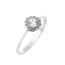  Capri Soho Fehér Zafír 14kt 0.29ct gyűrű gyűrű