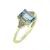  Capri The Greek Myth Topáz 14kt 2.62ct Eljegyzési gyűrű