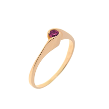  Capri Tiny Elegance Rubin 14kt 0.15ct Eljegyzési gyűrű gyűrű