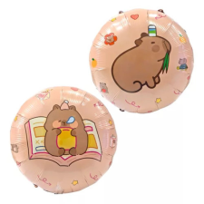  Capybara kerek,két oldalú fólia lufi party kellék
