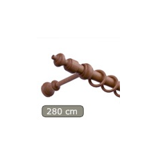  Carballo fa karnis cseresznye, egysoros, 280 cm karnis, függönyrúd