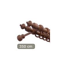  Carballo fa karnis cseresznye, kétsoros, 350 cm karnis, függönyrúd