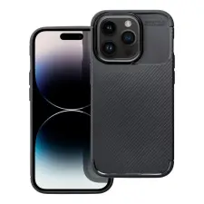  CARBON PREMIUM tok IPHONE 13 Pro Max fekete tok és táska