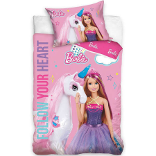 Carbotex Barbie ovis ágyneműhuzat szett - Follow Your Heart lakástextília