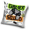 Carbotex Gamer párna, díszpárna 40x40 cm
