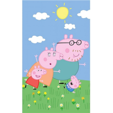 Carbotex , gyerek, Peppa malac és családja, 30 × 50 cm lakástextília