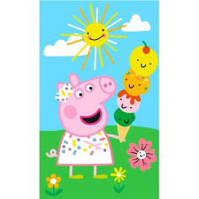 Carbotex Gyerek törölköző Peppa malac Fagylaltpiramis 30 × 50 cm lakástextília