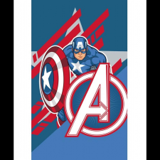 Carbotex Kids Towel Avengers Captain America 30 × 50 cm (040134-LICENC074A) lakástextília