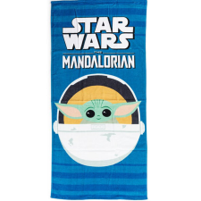 Carbotex Star Wars The Mandalorian Baby Yoda Fürdőlepedő/Strandtörölköző - 70x140cm babatörülköző, kifogó