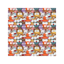 Cardex : Cartoon állatkák csomagolópapír 100x70cm kreatív és készségfejlesztő