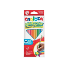 Cardex SuperColor háromszög alakú 12db-os színesceruza készlet - Carioca színes ceruza