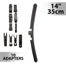  Carguard 55734N Ablaktörlő 14/35 cm - 10 db adapterrel ablaktörlő lapát