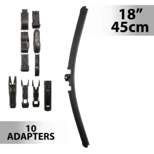  Carguard 55738N Ablaktörlő 18/45 cm - 10 db adapterrel ablaktörlő lapát
