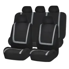 CARGUARD Autós üléshuzat szett - szürke / fekete - 9 db-os - HSA003 55670GY ülésbetét, üléshuzat