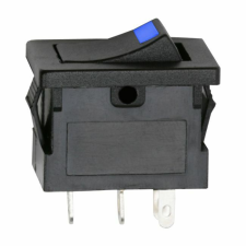 CARGUARD Rocker megszakító1 áramkör15A-12VDCOFF-ON kék LED-del villanyszerelés