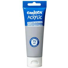 Carioca Acrylic 75ml-s akril festék ezüst színben - Carioca akrilfesték