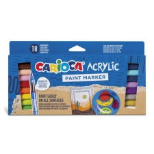 Carioca Acrylic Akril marker 18db-os szett - Carioca filctoll, marker