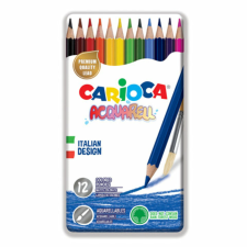 Carioca Akvarell színes ceruza 12 db-os szett fém dobozban – Carioca színes ceruza