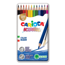 Carioca Akvarell színes ceruza 12db-os szett fém dobozban - Carioca színes ceruza