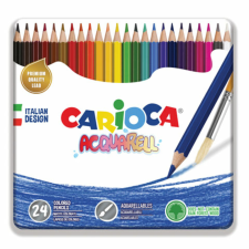 Carioca Akvarell színes ceruza 24 db-os szett fém dobozban – Carioca színes ceruza