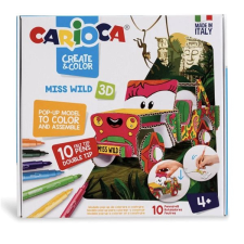 Carioca Create & Color 3D Ms. Wild Toys puzzle, kirakós