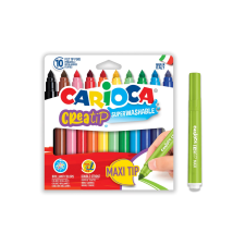 Carioca Creatip 10db-os maxi filctoll szett - Carioca filctoll, marker