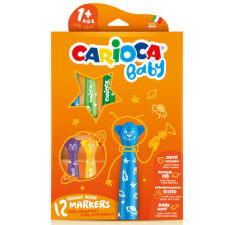 Carioca Macis bébi filctoll készlet - 12 db-os kimosható - Carioca filctoll, marker