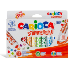 Carioca Nyomdafilc készlet 12db (42240) (237175) filctoll, marker