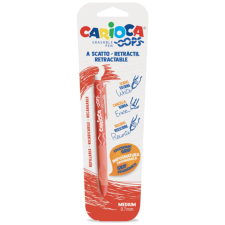 Carioca Oops piros kitörölhető nyomógombos toll 0,7mm - Carioca toll