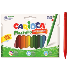 Carioca : Plastello zsírkréta szett tartós színekkel 24db-os kréta