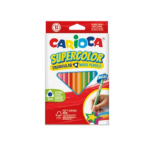 Carioca SuperColor háromszög alakú 12db-os maxi színesceruza készlet - Carioca színes ceruza