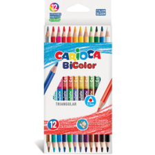 Carioca Színes ceruzakészlet kétvégű 12 db-os 24 színnel – Carioca kreatív és készségfejlesztő