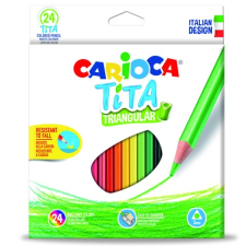 Carioca : Tita háromszög színes ceruza 24db-os színes ceruza