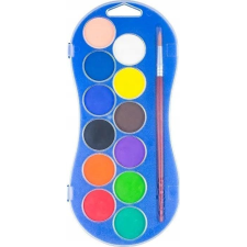 Carioca Vízfesték készlet 12 színnel 30mm - Carioca (8003511424046) kréta, festék és papír