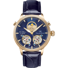Carl von Zeyten CVZ0060GBLS Durbach Moonphase Automatic 45mm 5ATM, férfi karóra