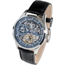 Carl von Zeyten CVZ0063BLS Freiburg Automatic Dual Time 44mm 10ATM, férfi karóra