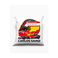  Carlos Sainz formula 1 párna egyedi mintával ajándéktárgy